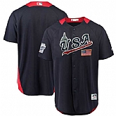 Customized USA Navy 2018 MLB All Star Futures Game On Field Team Jersey,baseball caps,new era cap wholesale,wholesale hats